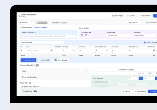 create invoice