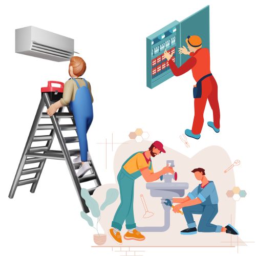 AC, Electrical & Plumbing Repair Services