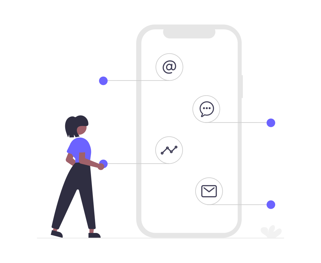 undraw Mobile marketing